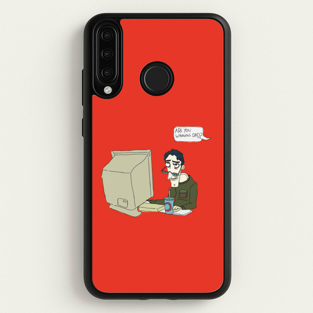 Are You Winning Dad - Halloween Phone Case for Huawei P30 Lite