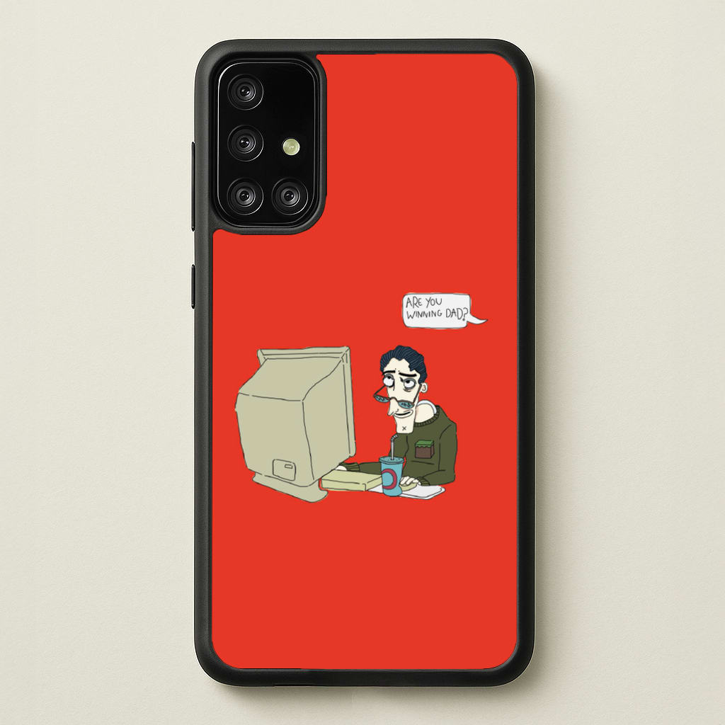 Are You Winning Dad - Halloween Phone Case for Galaxy A71
