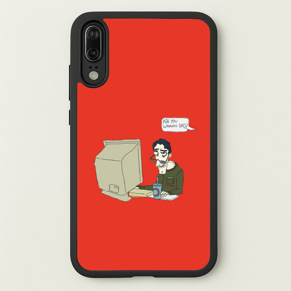 Are You Winning Dad - Halloween Phone Case for Huawei P20