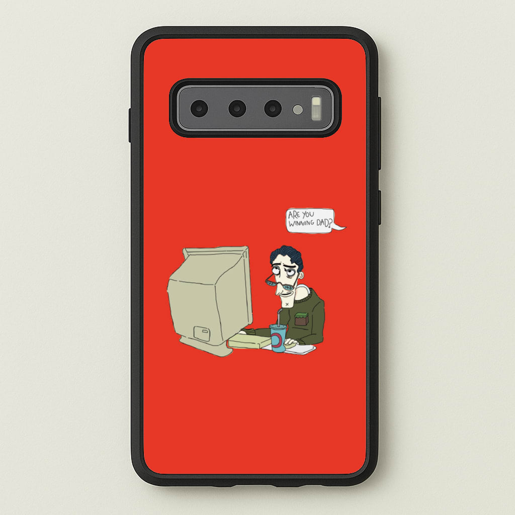 Are You Winning Dad - Halloween Phone Case for Galaxy S10 Plus