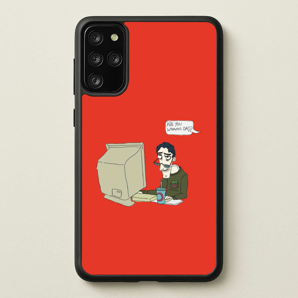 Are You Winning Dad - Halloween Phone Case for Galaxy S20 Plus