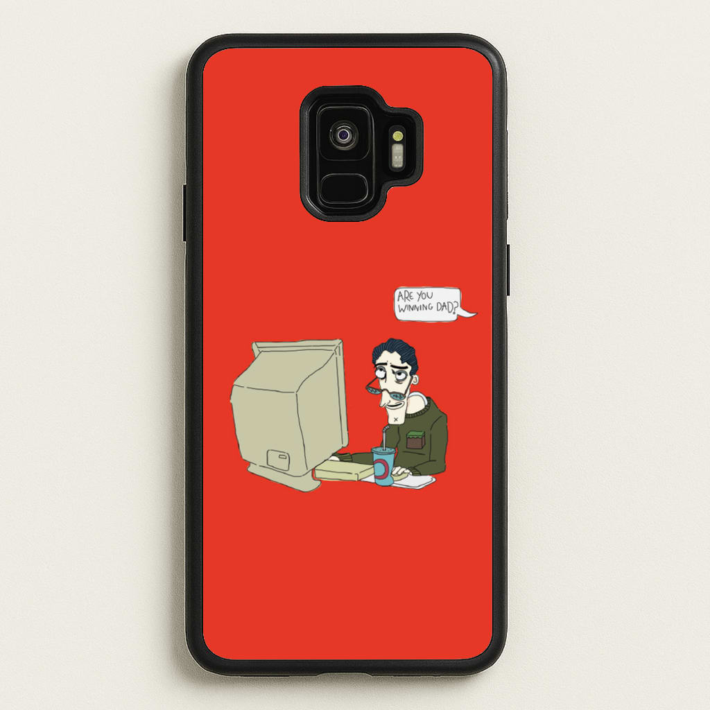 Are You Winning Dad - Halloween Phone Case for Galaxy S9
