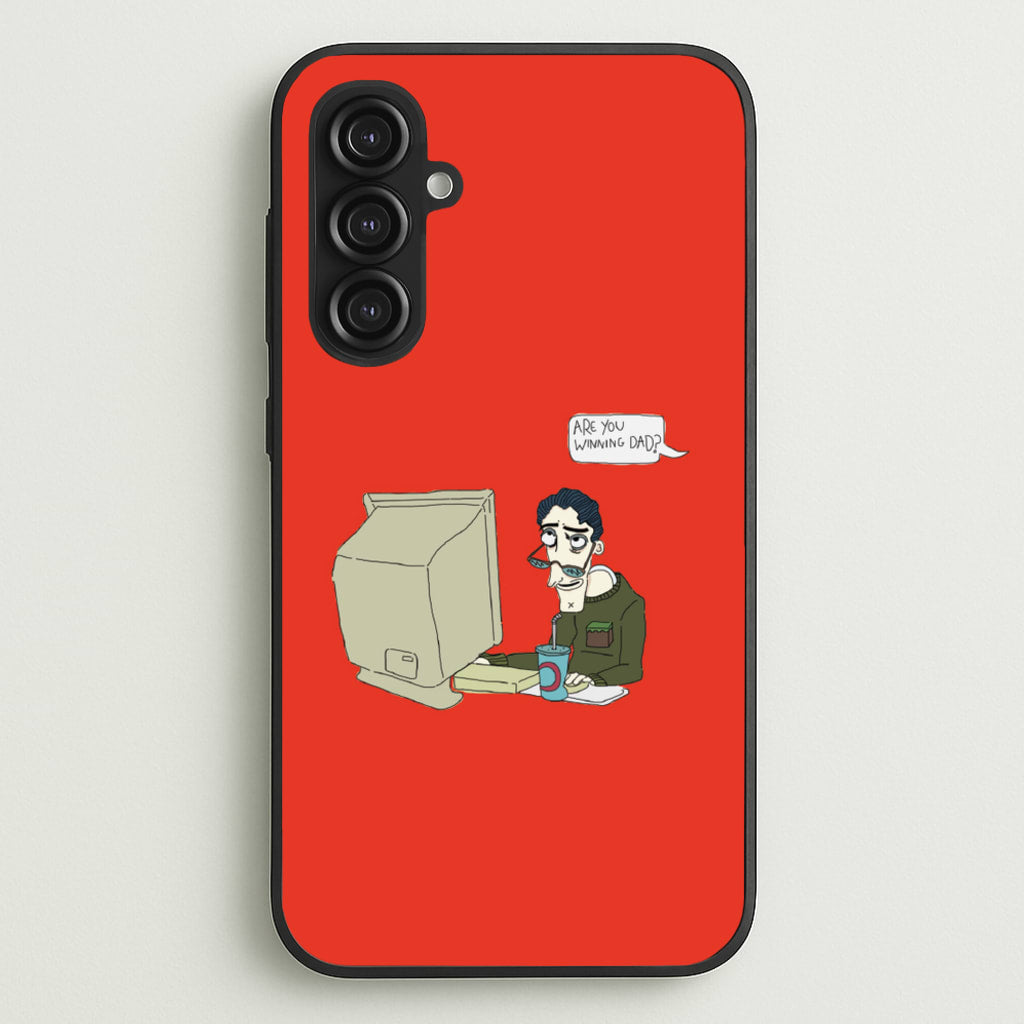 Are You Winning Dad - Halloween Phone Case for Galaxy S23FE