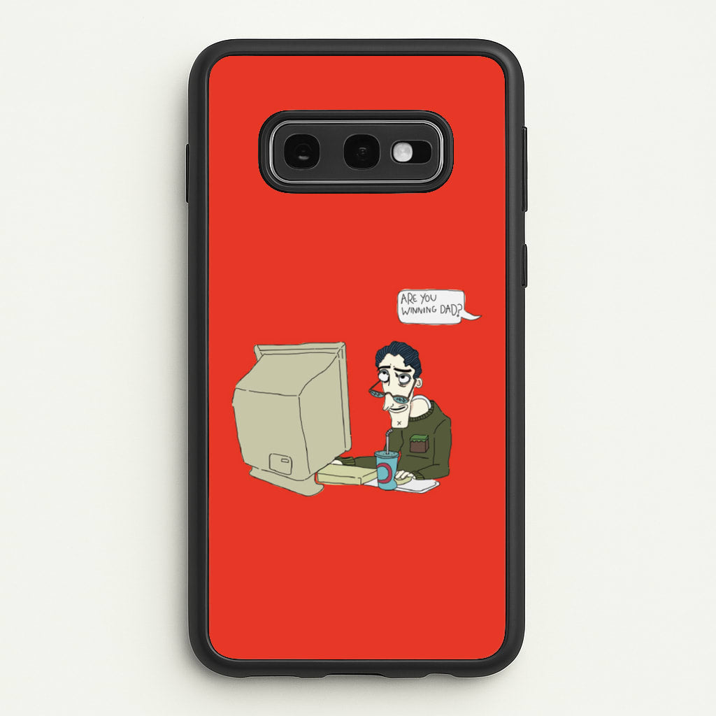 Are You Winning Dad - Halloween Phone Case for Galaxy S10e
