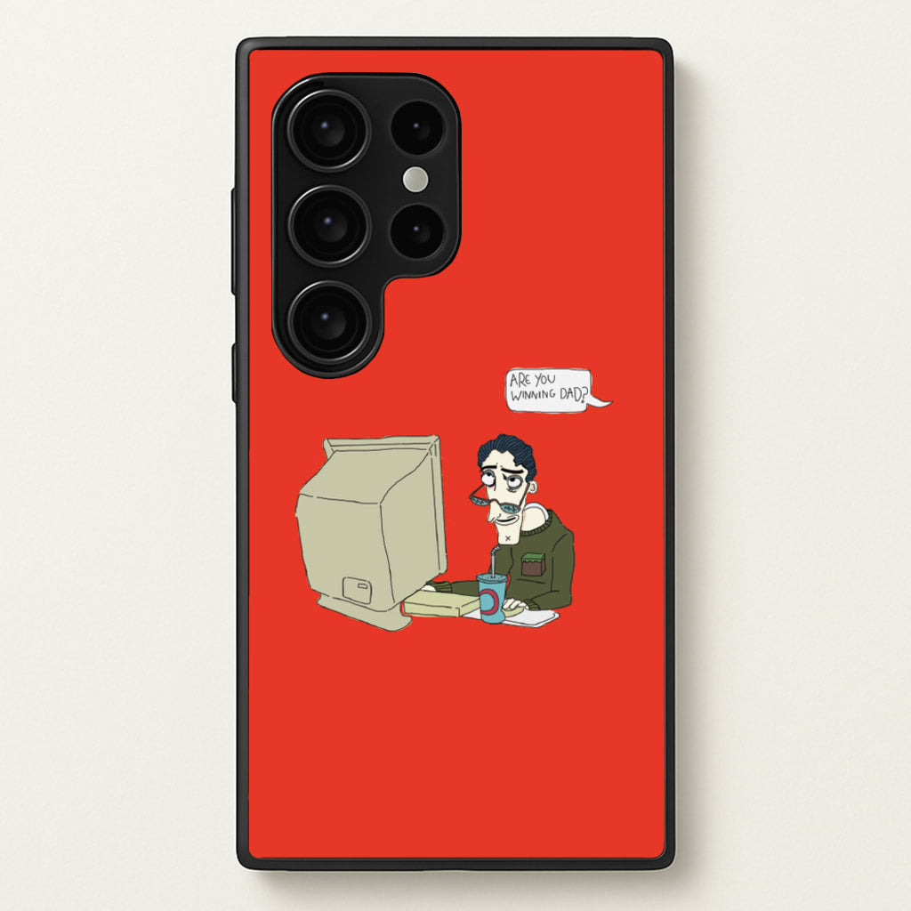 Are You Winning Dad - Halloween Phone Case for Galaxy S24 Ultra