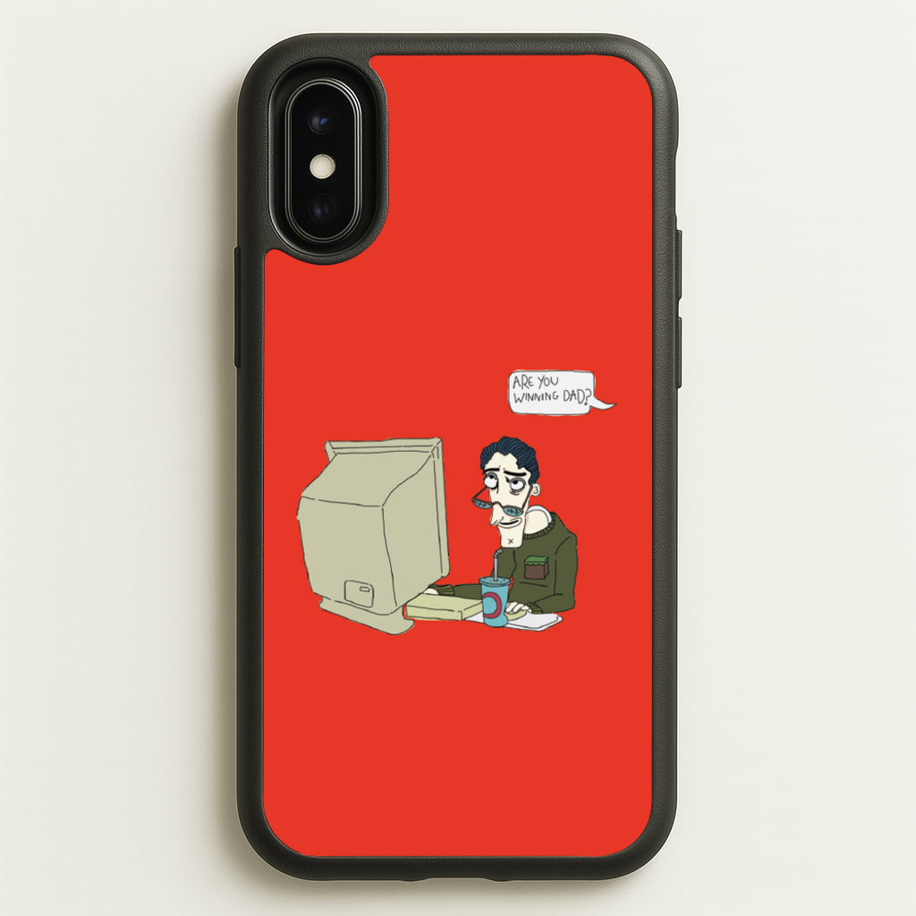 Are You Winning Dad - Halloween Phone Case for iPhone X / XS