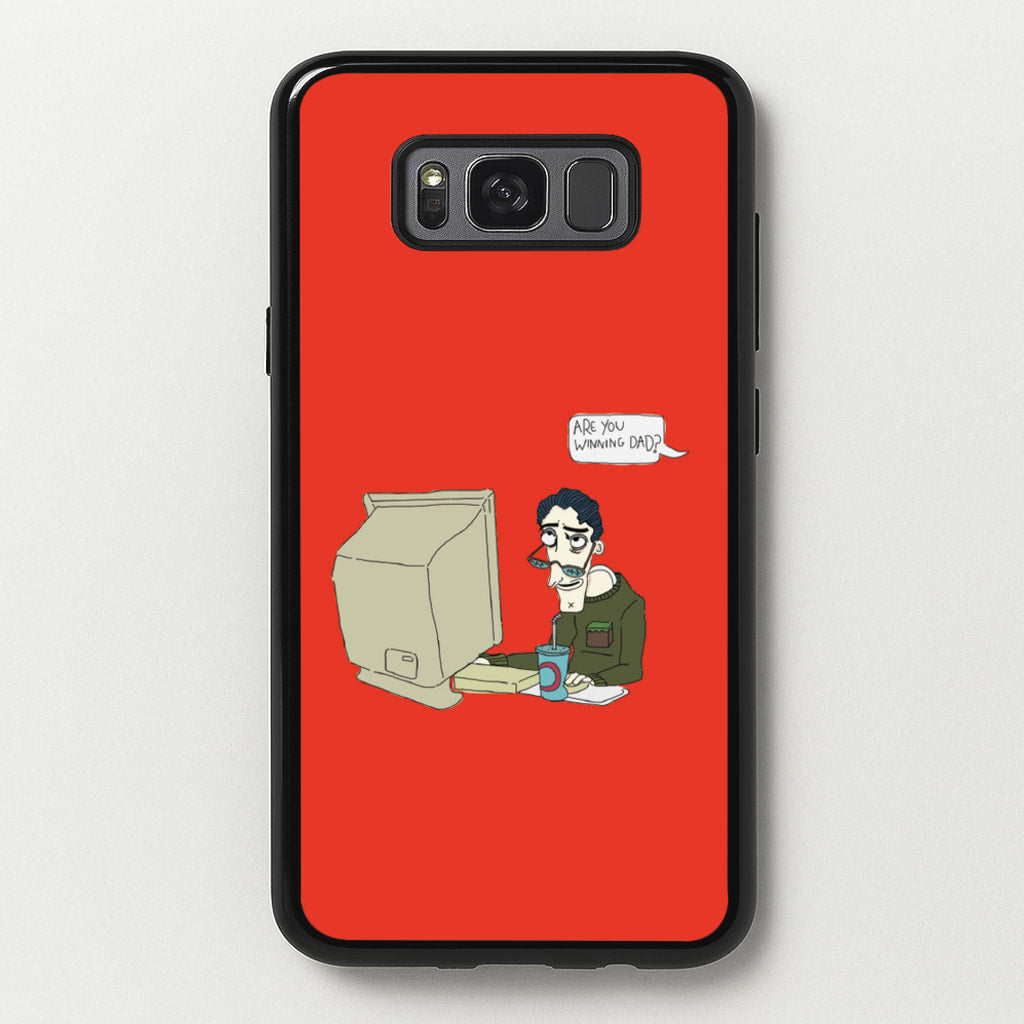 Are You Winning Dad - Halloween Phone Case for Galaxy S8