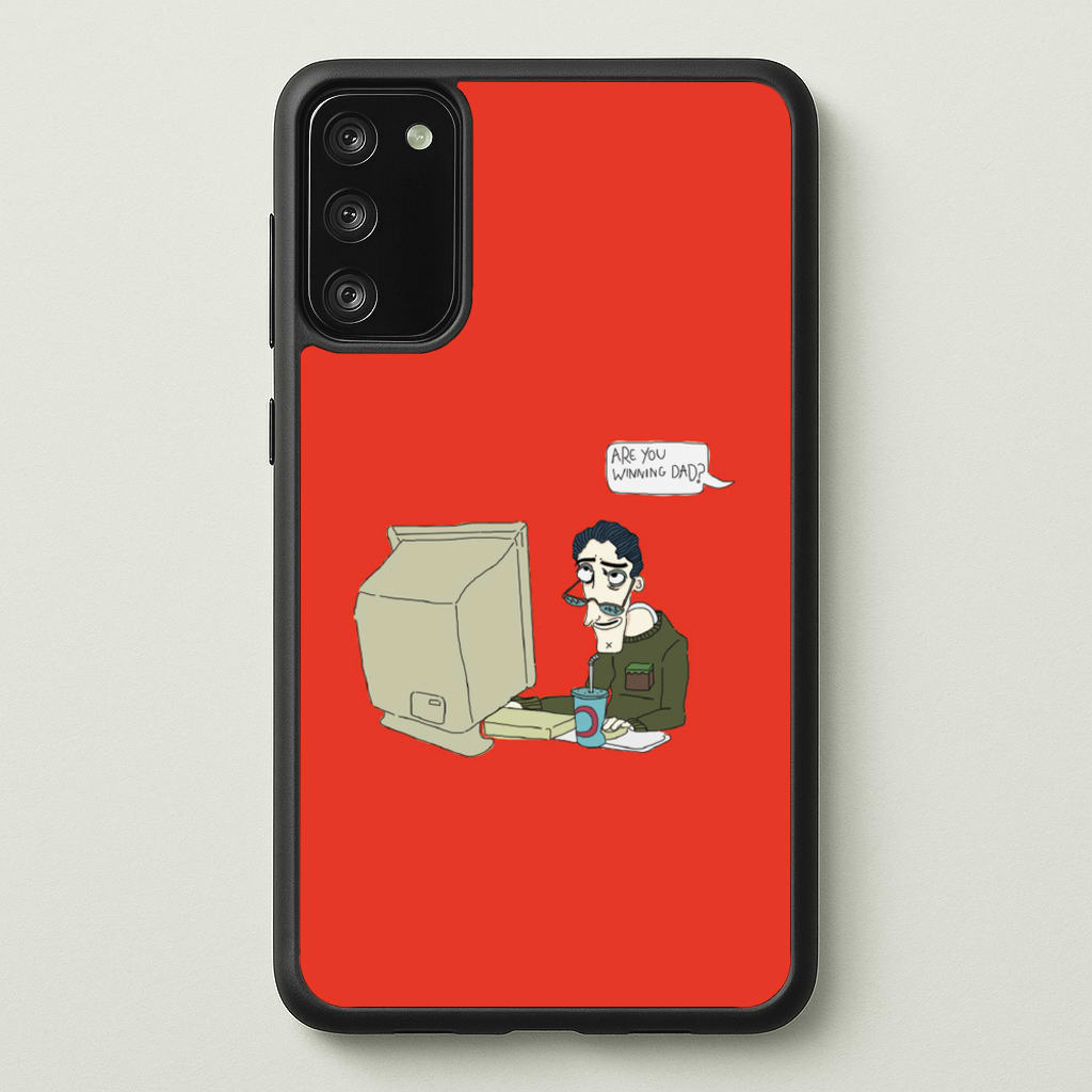 Are You Winning Dad - Halloween Phone Case for Galaxy S20