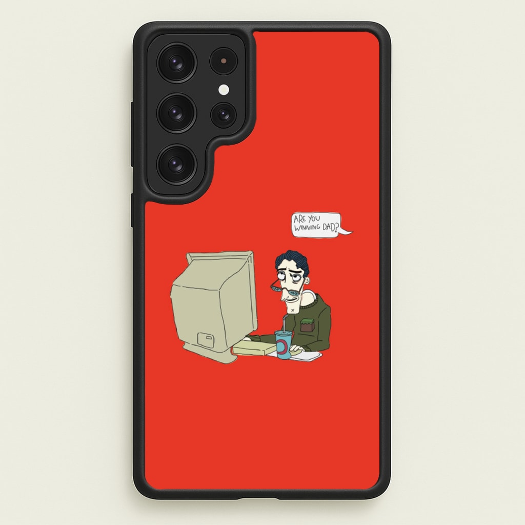 Are You Winning Dad - Halloween Phone Case for Galaxy S22 Ultra