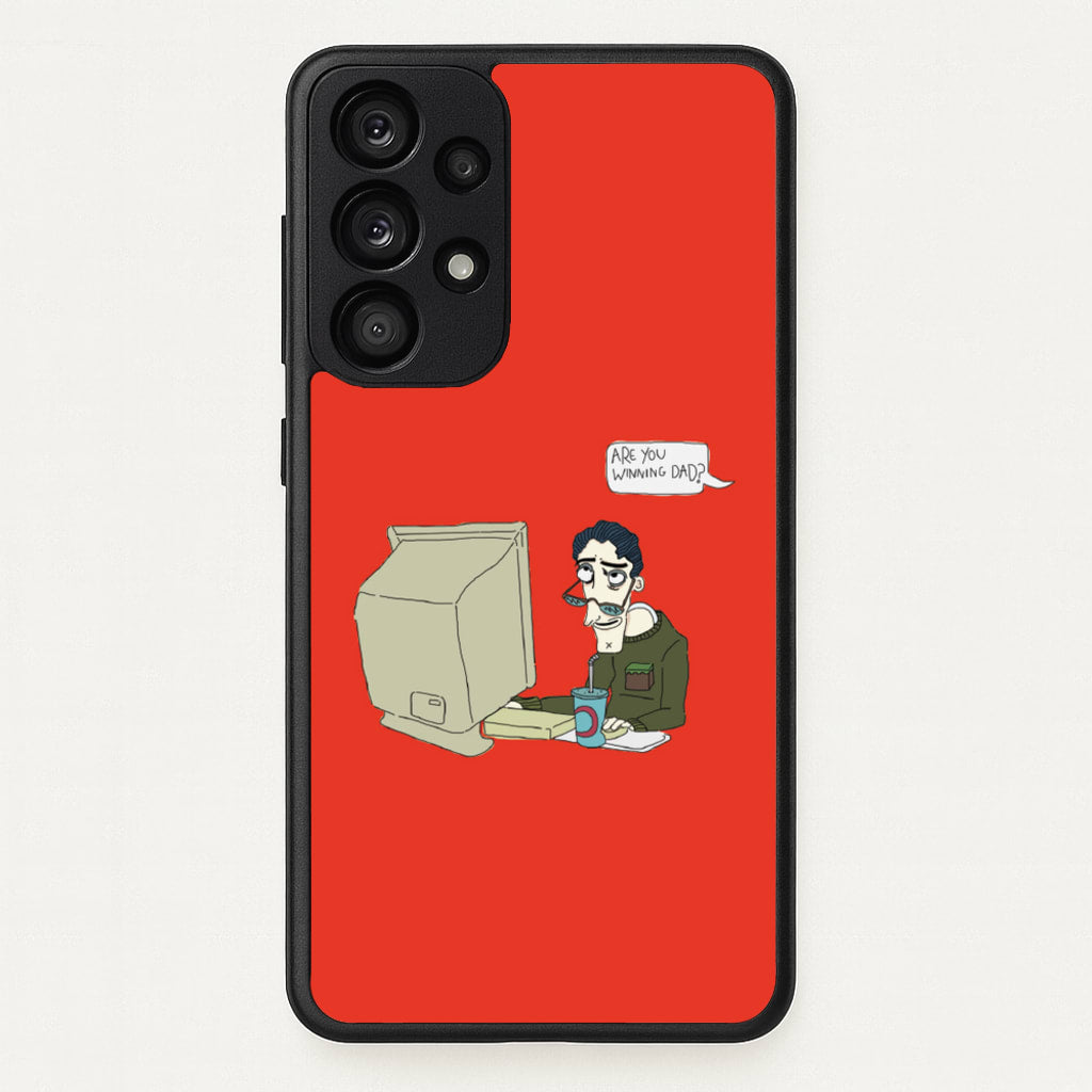 Are You Winning Dad - Halloween Phone Case for Galaxy A33