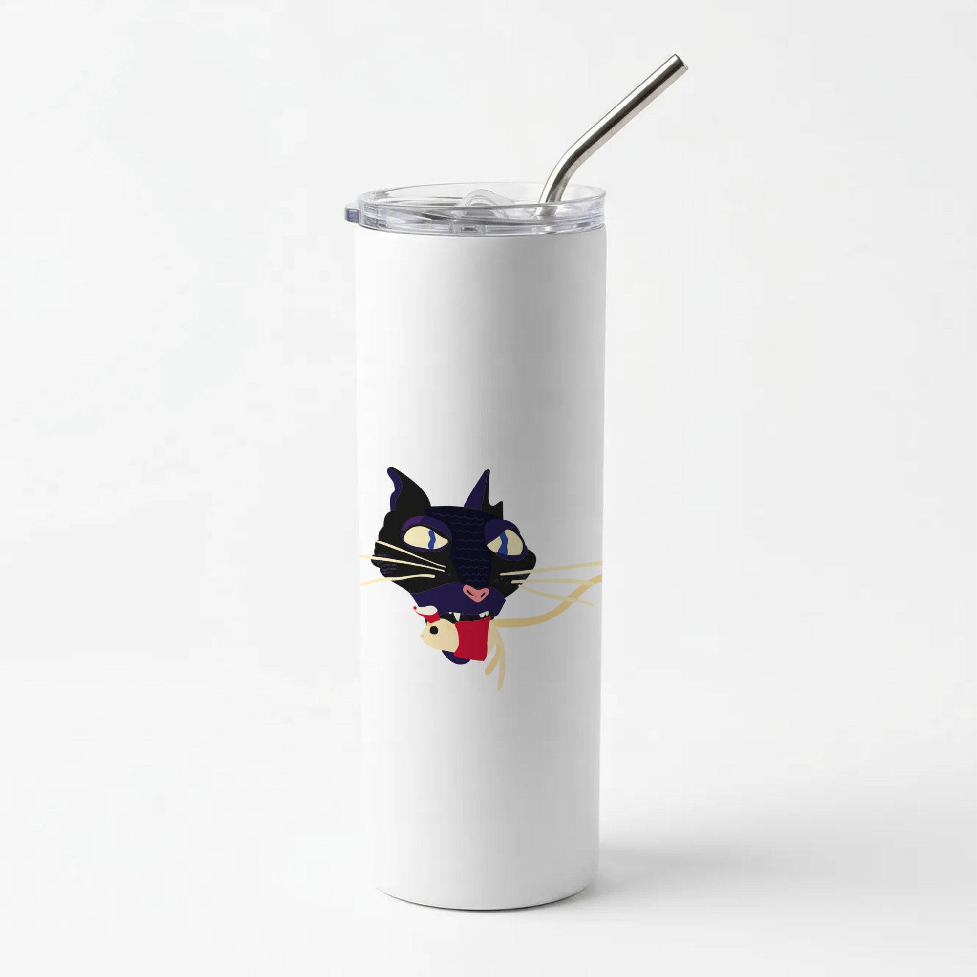 Mouse Eating Skinny Tumbler