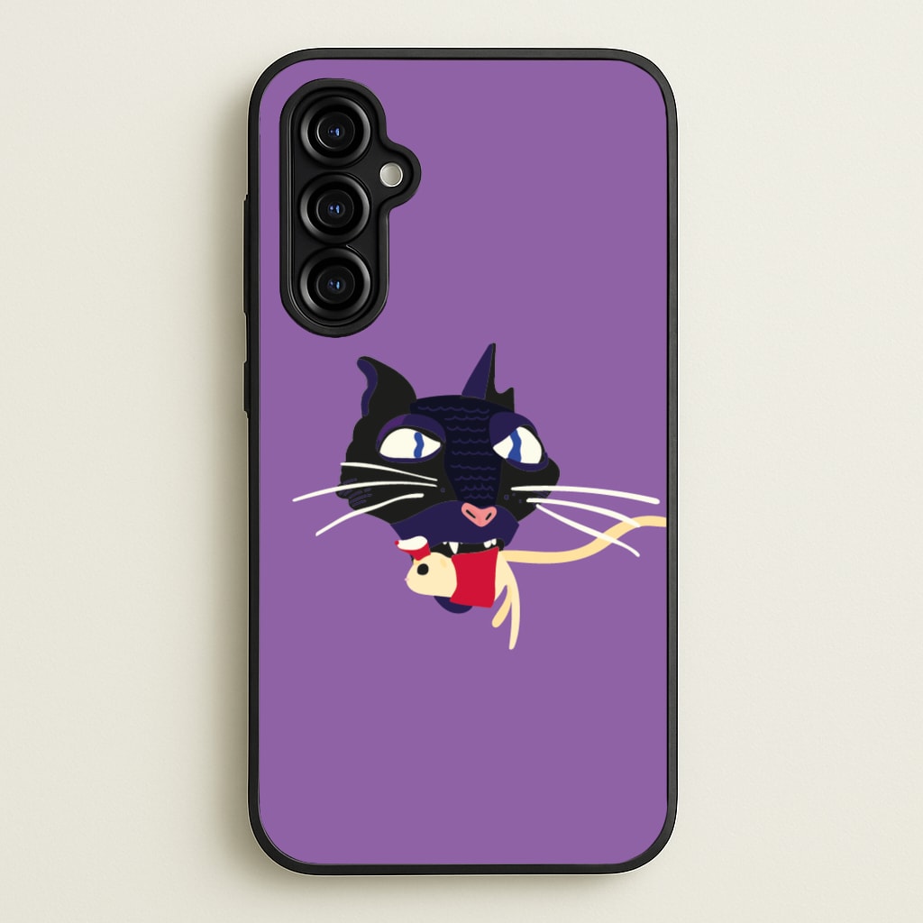 Mouse Eating - Halloween Phone Case for Galaxy A54