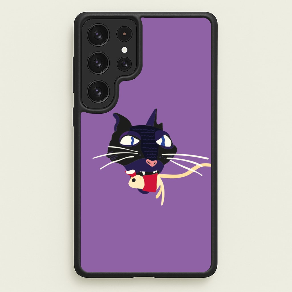 Mouse Eating - Halloween Phone Case for Galaxy S22 Ultra