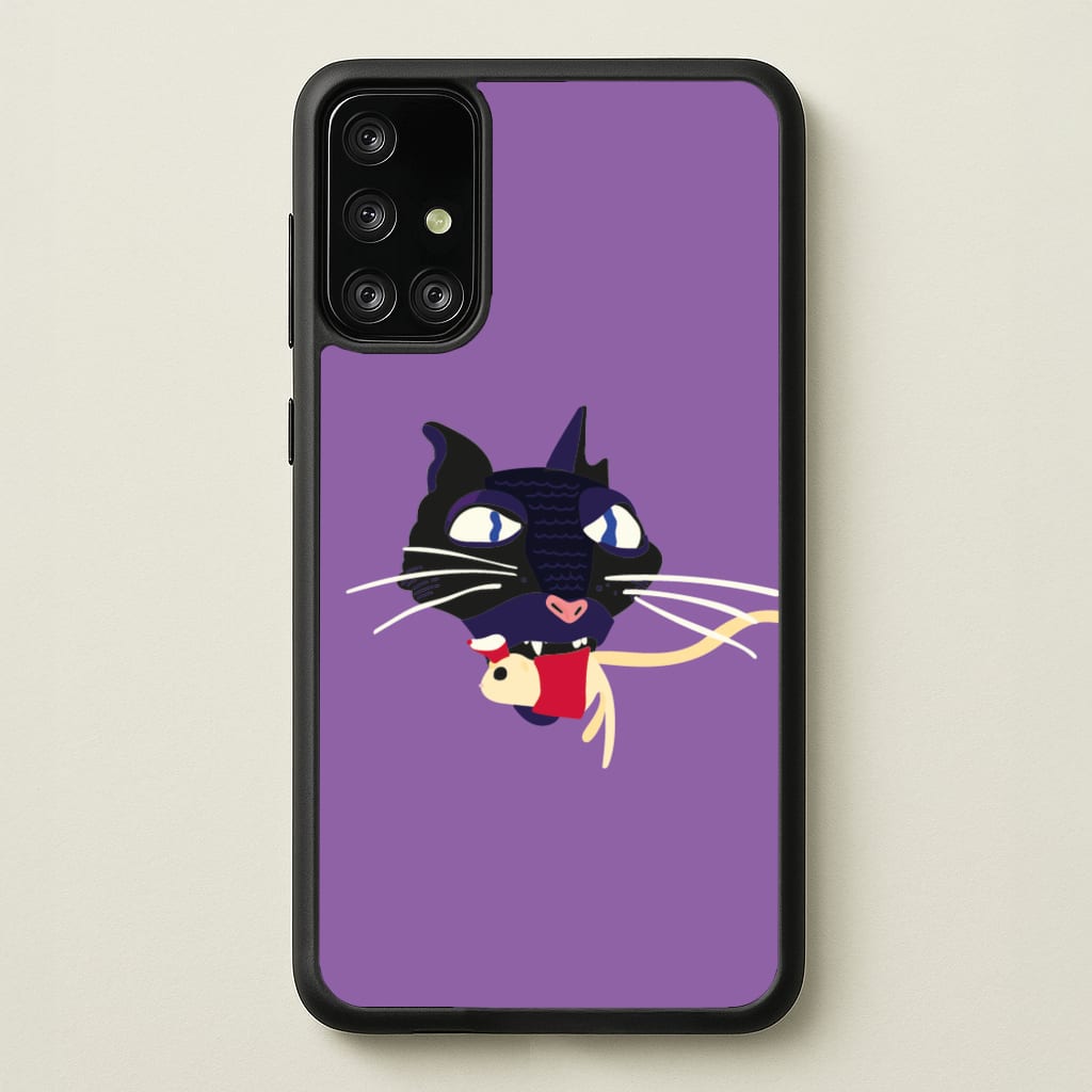 Mouse Eating - Halloween Phone Case for Galaxy A71