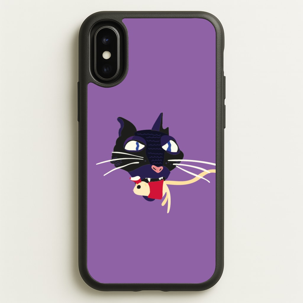 Mouse Eating - Halloween Phone Case for iPhone X / XS