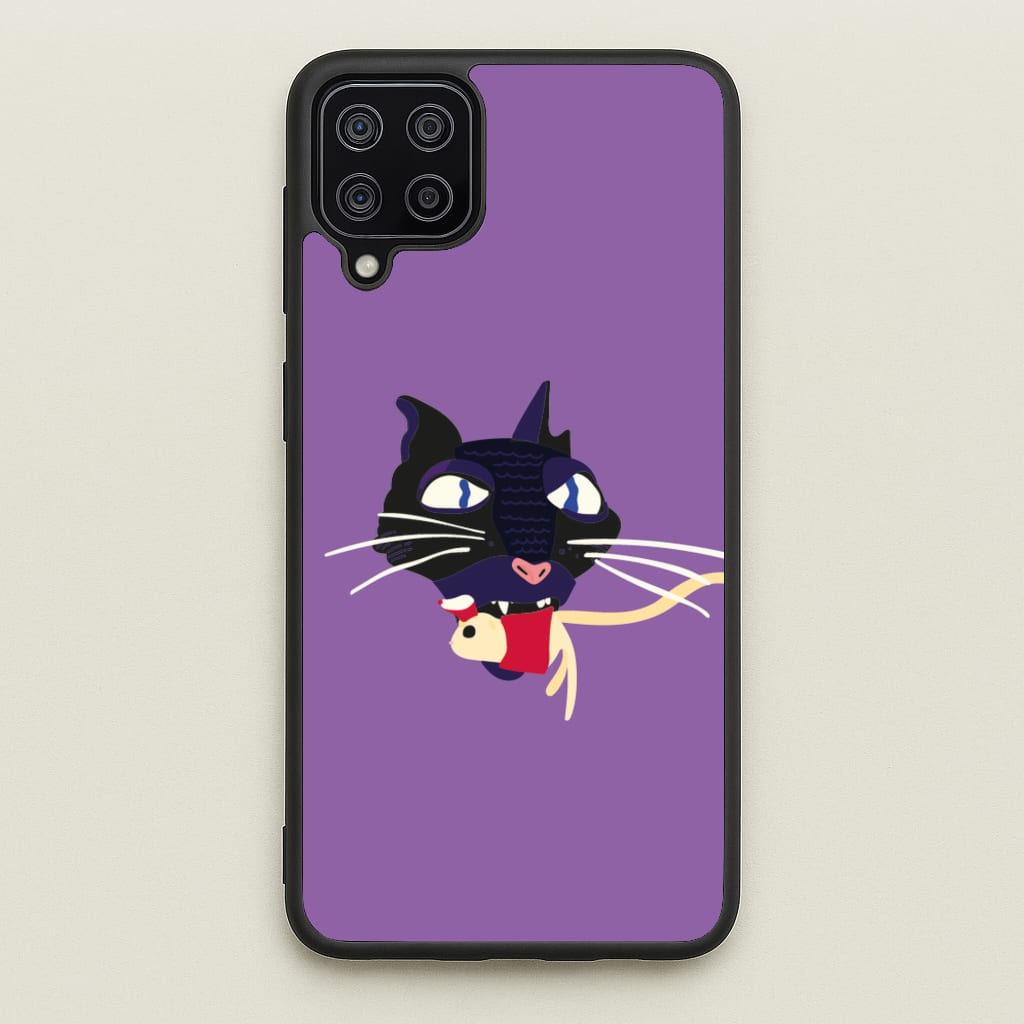 Mouse Eating - Halloween Phone Case for Galaxy A12