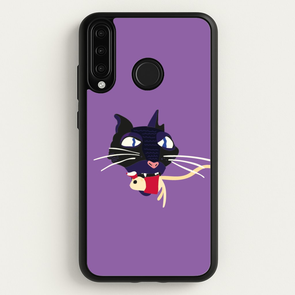 Mouse Eating - Halloween Phone Case for Huawei P30 Lite