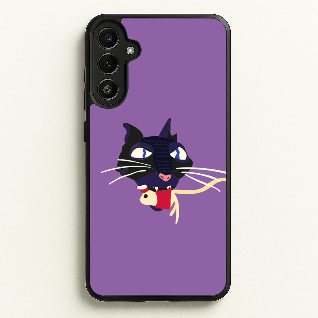 Mouse Eating - Halloween Phone Case for Galaxy A34