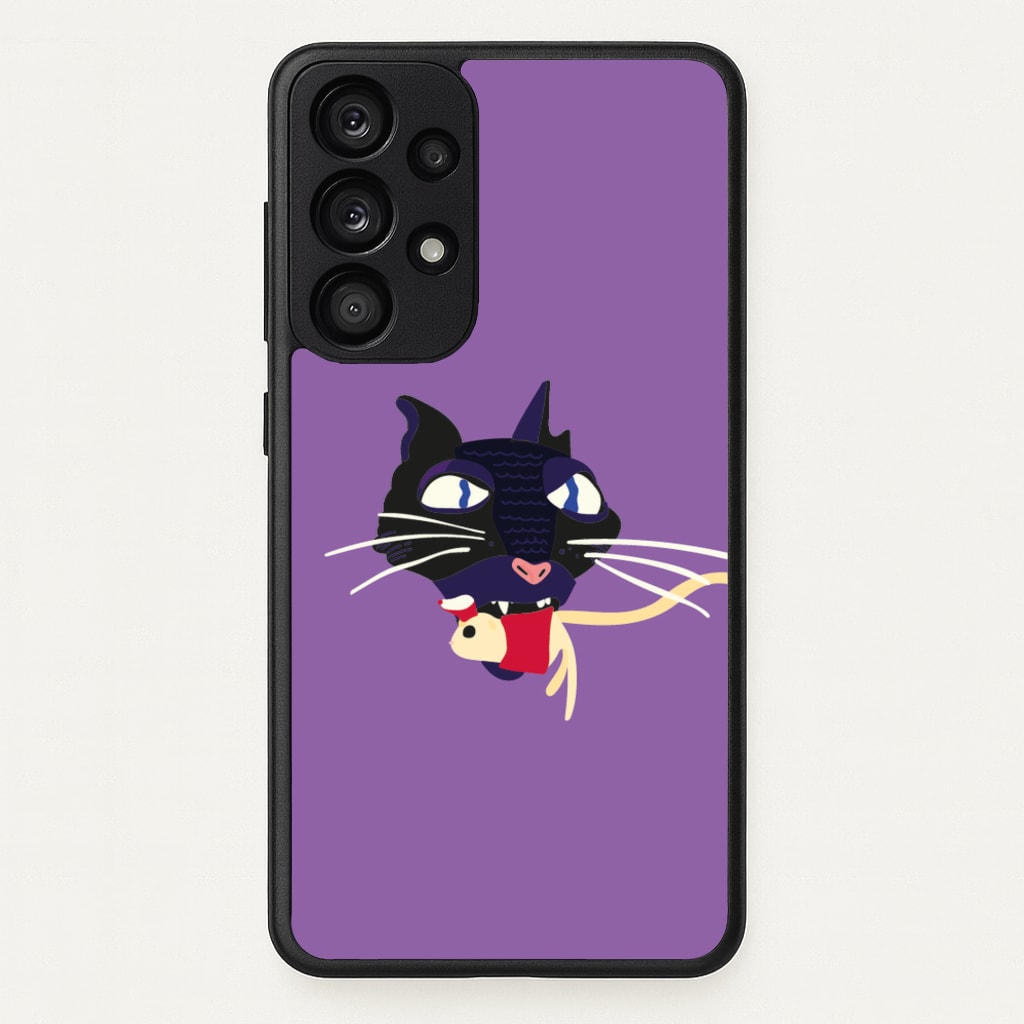 Mouse Eating - Halloween Phone Case for Galaxy A53
