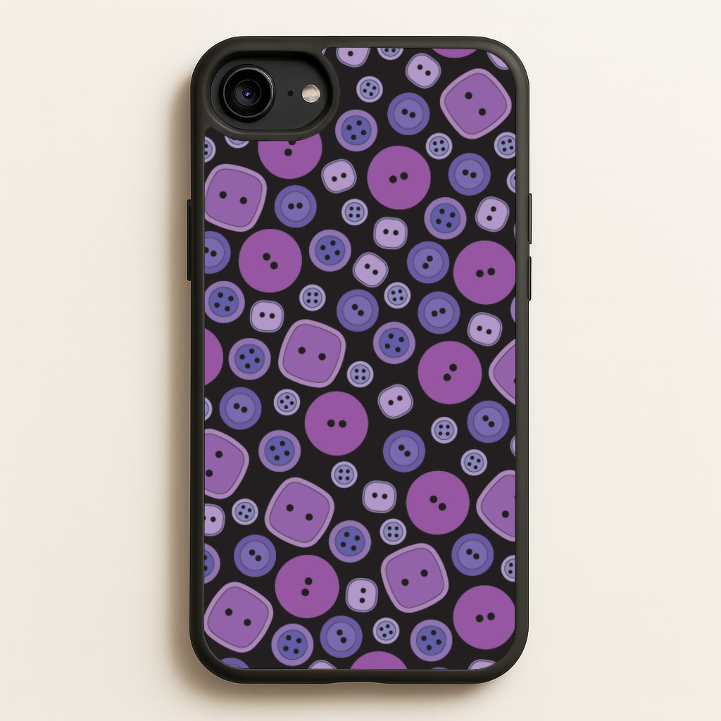 Button Pattern - Coraline Phone Case for iPhone 6 / 7 / 8 / SE