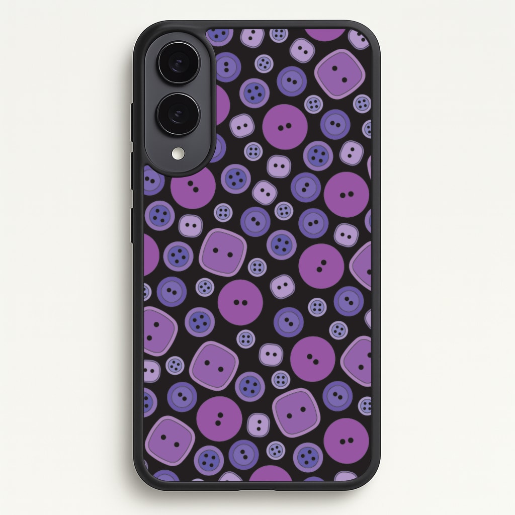 Button Pattern - Coraline Phone Case for Galaxy S25 Edge