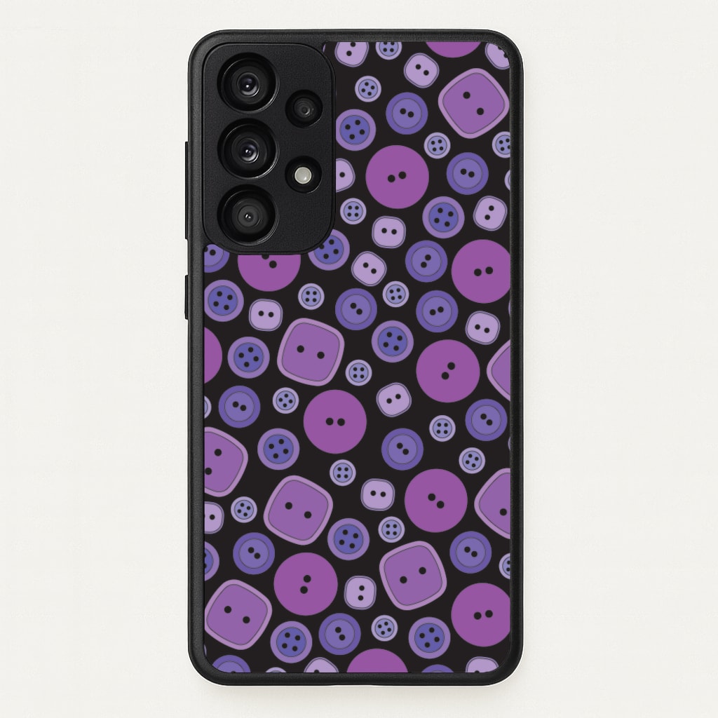 Button Pattern - Coraline Phone Case for Galaxy A53