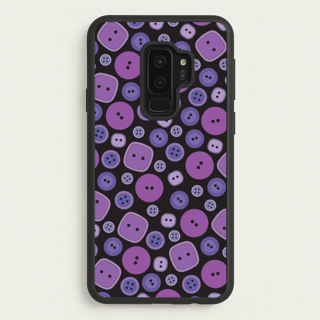 Button Pattern - Coraline Phone Case for Galaxy S9 Plus