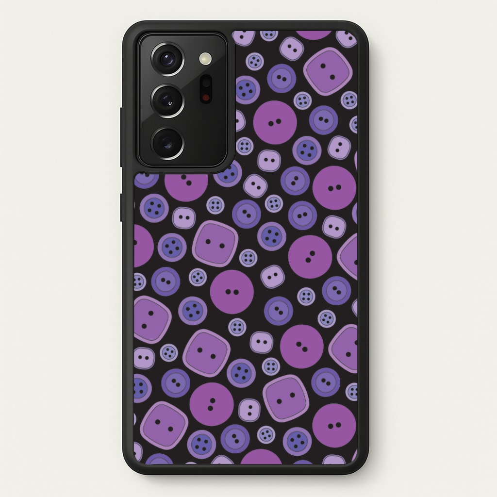 Button Pattern - Coraline Phone Case for Galaxy Note 20 Ultra