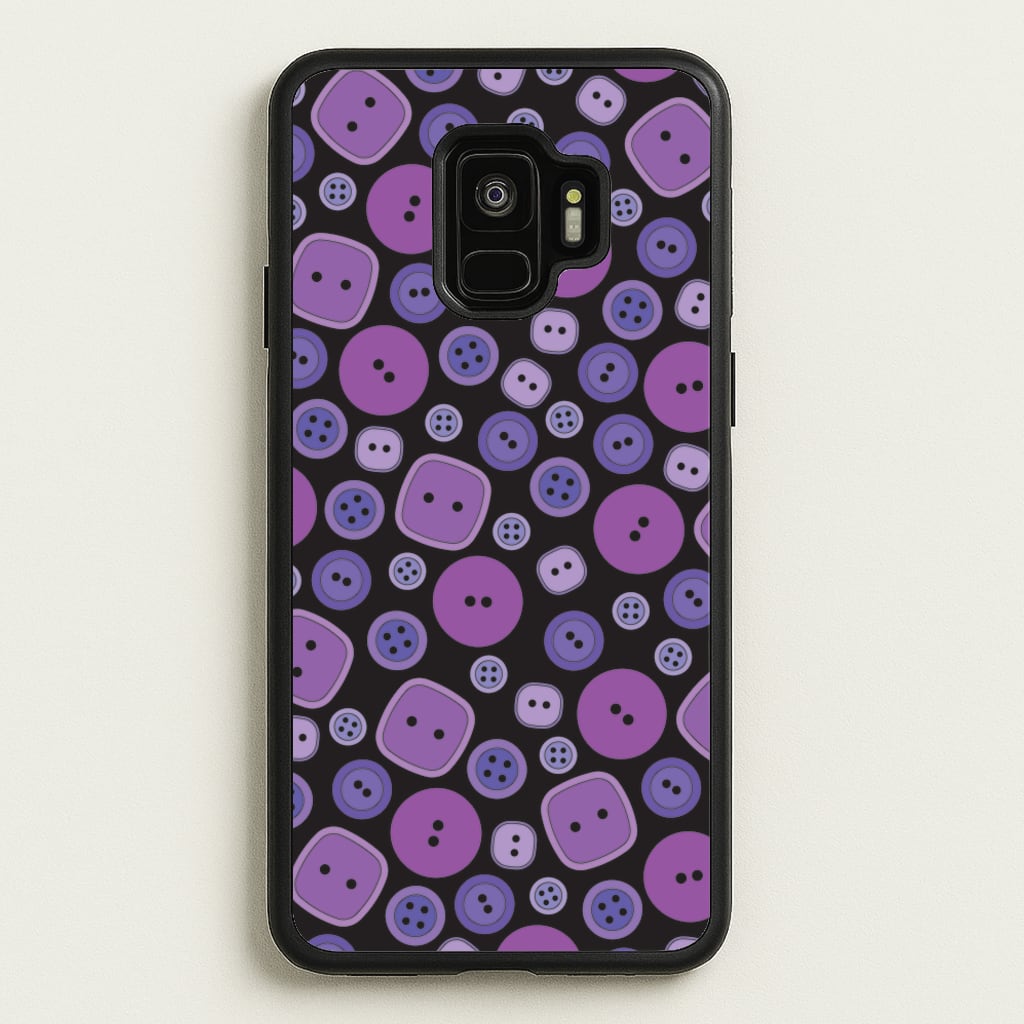 Button Pattern - Coraline Phone Case for Galaxy S9