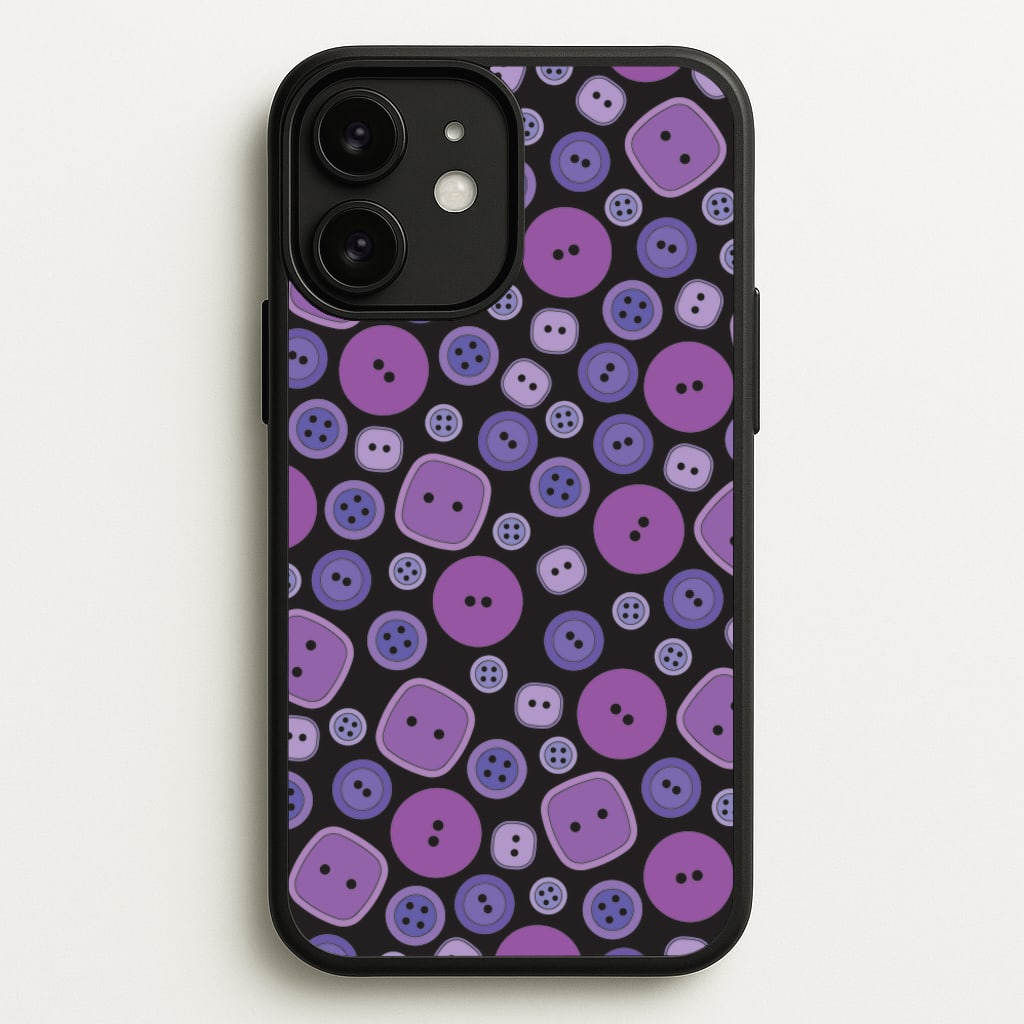 Button Pattern - Coraline Phone Case for iPhone 11