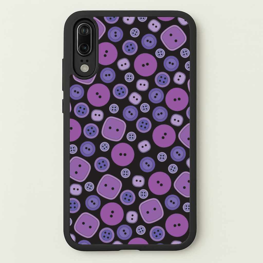 Button Pattern - Coraline Phone Case for Huawei P20