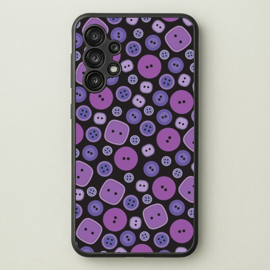 Button Pattern - Coraline Phone Case for Galaxy A13