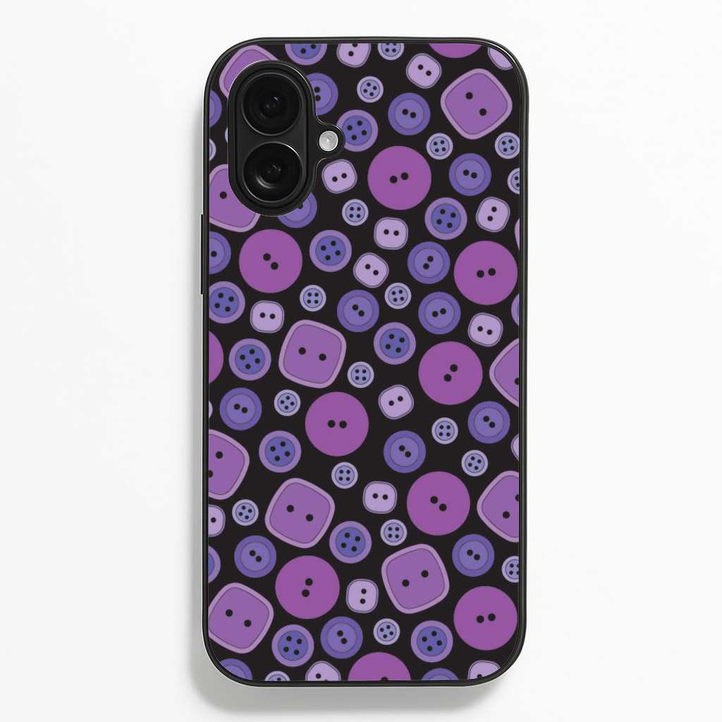 Button Pattern - Coraline Phone Case for iPhone 16 Plus