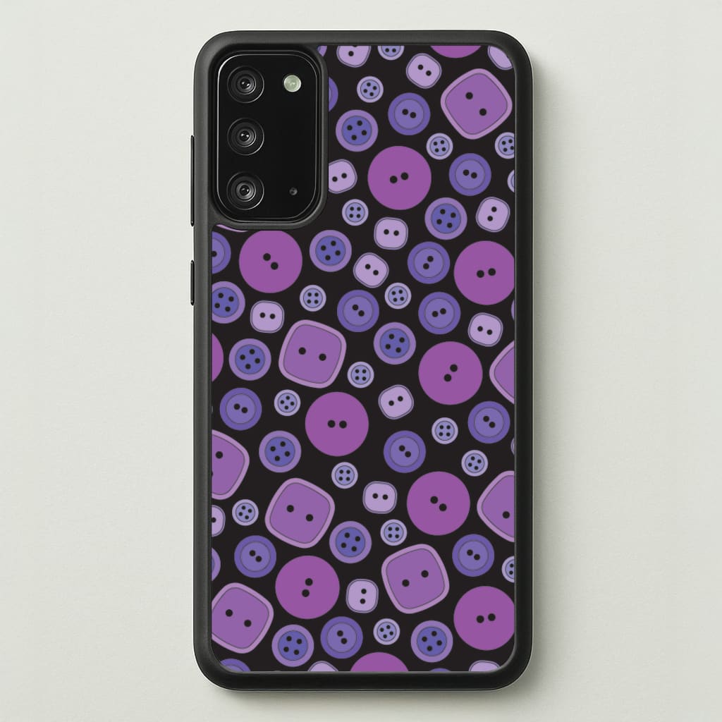 Button Pattern - Coraline Phone Case for Galaxy Note 20