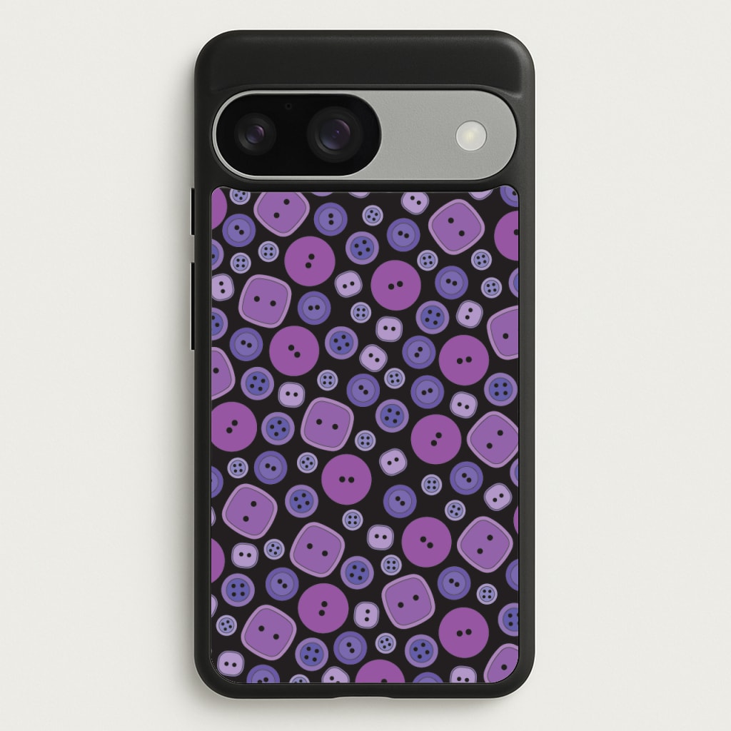 Button Pattern - Coraline Phone Case for Google Pixel 9 / 9 Pro