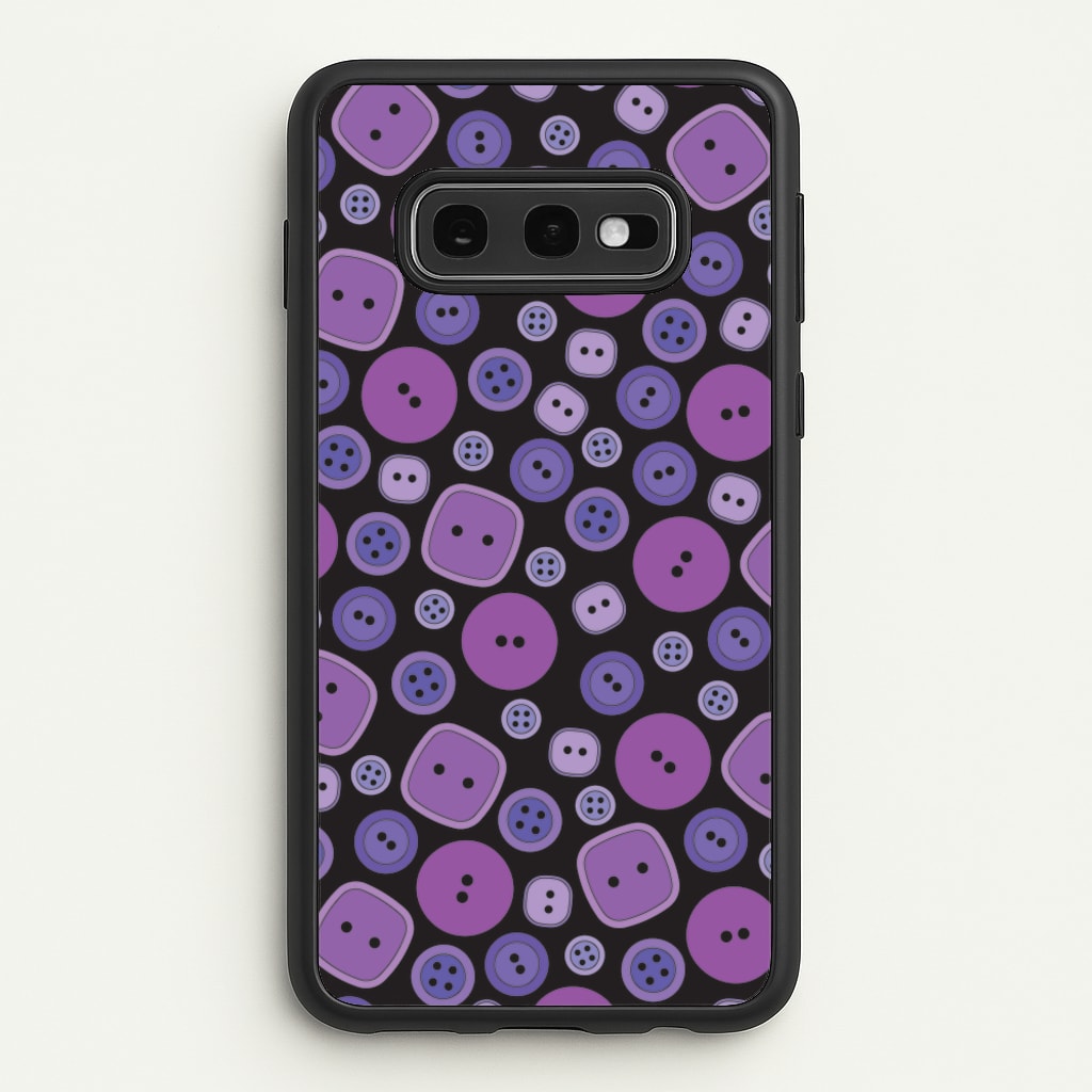 Button Pattern - Coraline Phone Case for Galaxy S10e