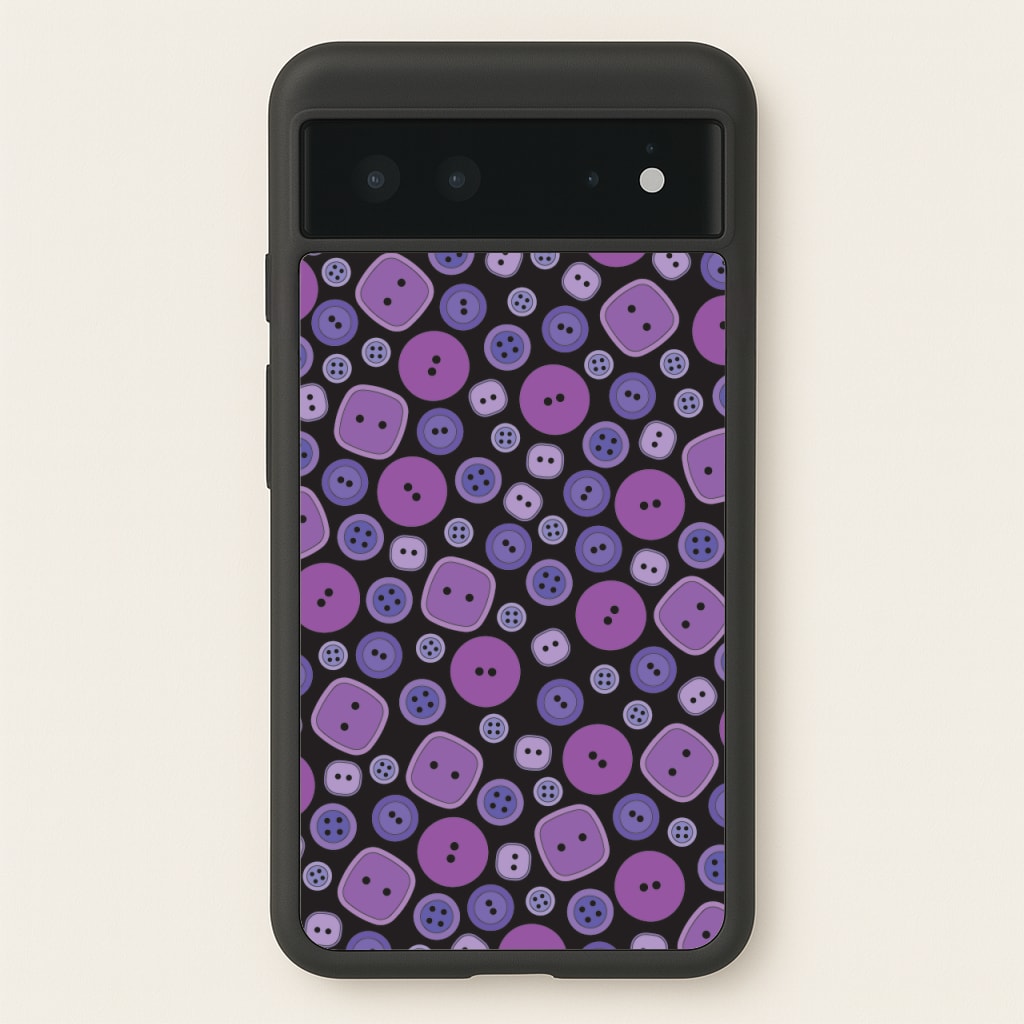Button Pattern - Coraline Phone Case for Google Pixel 6