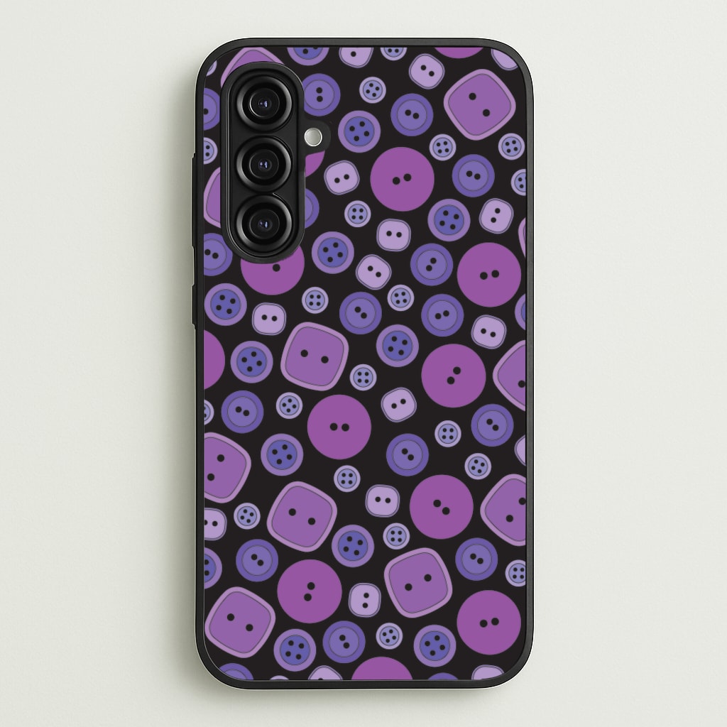 Button Pattern - Coraline Phone Case for Galaxy A16