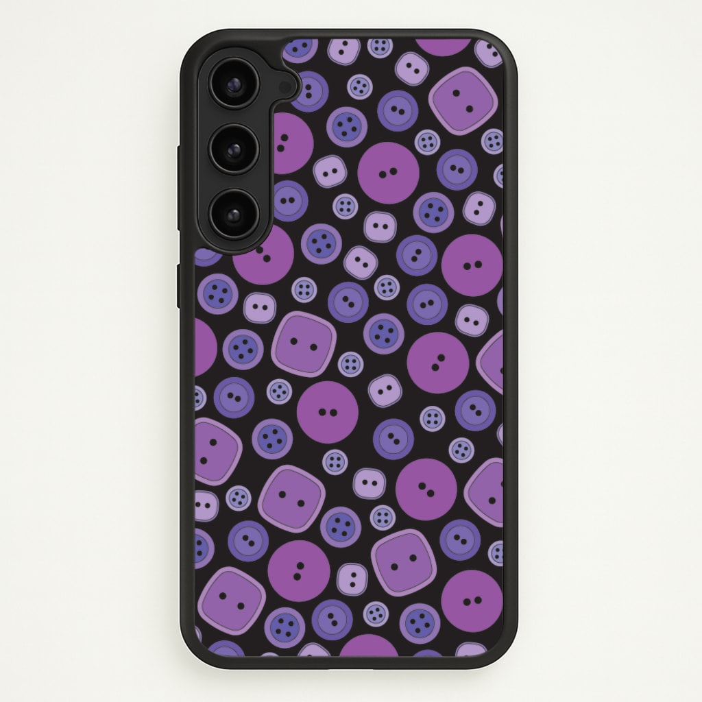 Button Pattern - Coraline Phone Case for Galaxy S23 Plus