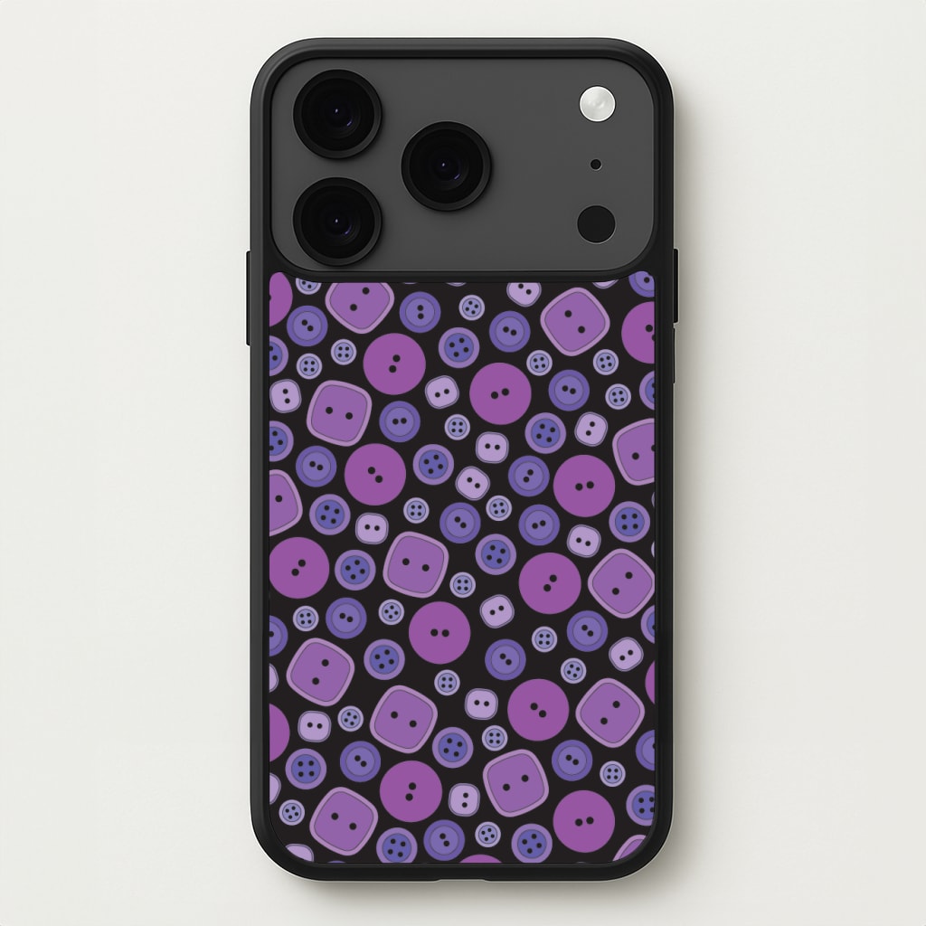 Button Pattern Phone Case for iPhone 17 Pro