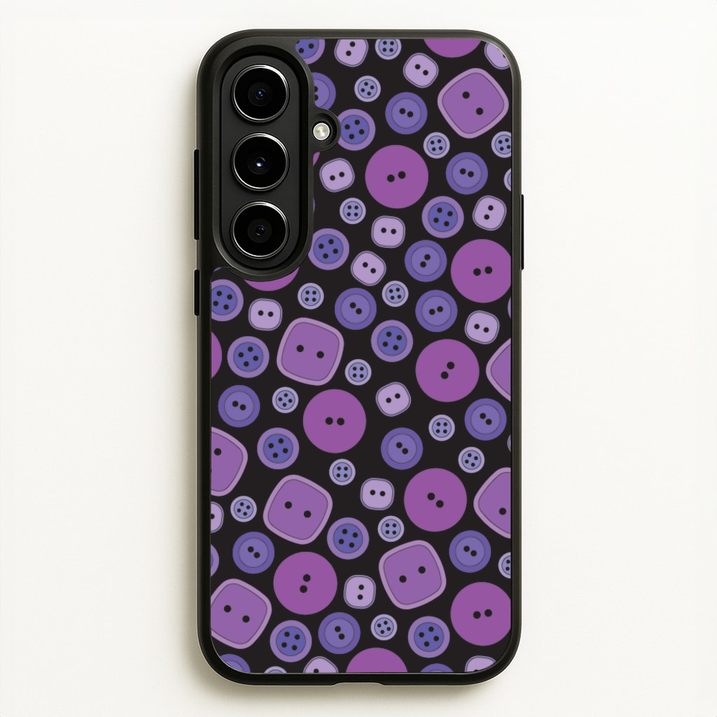 Button Pattern - Coraline Phone Case for Galaxy A56