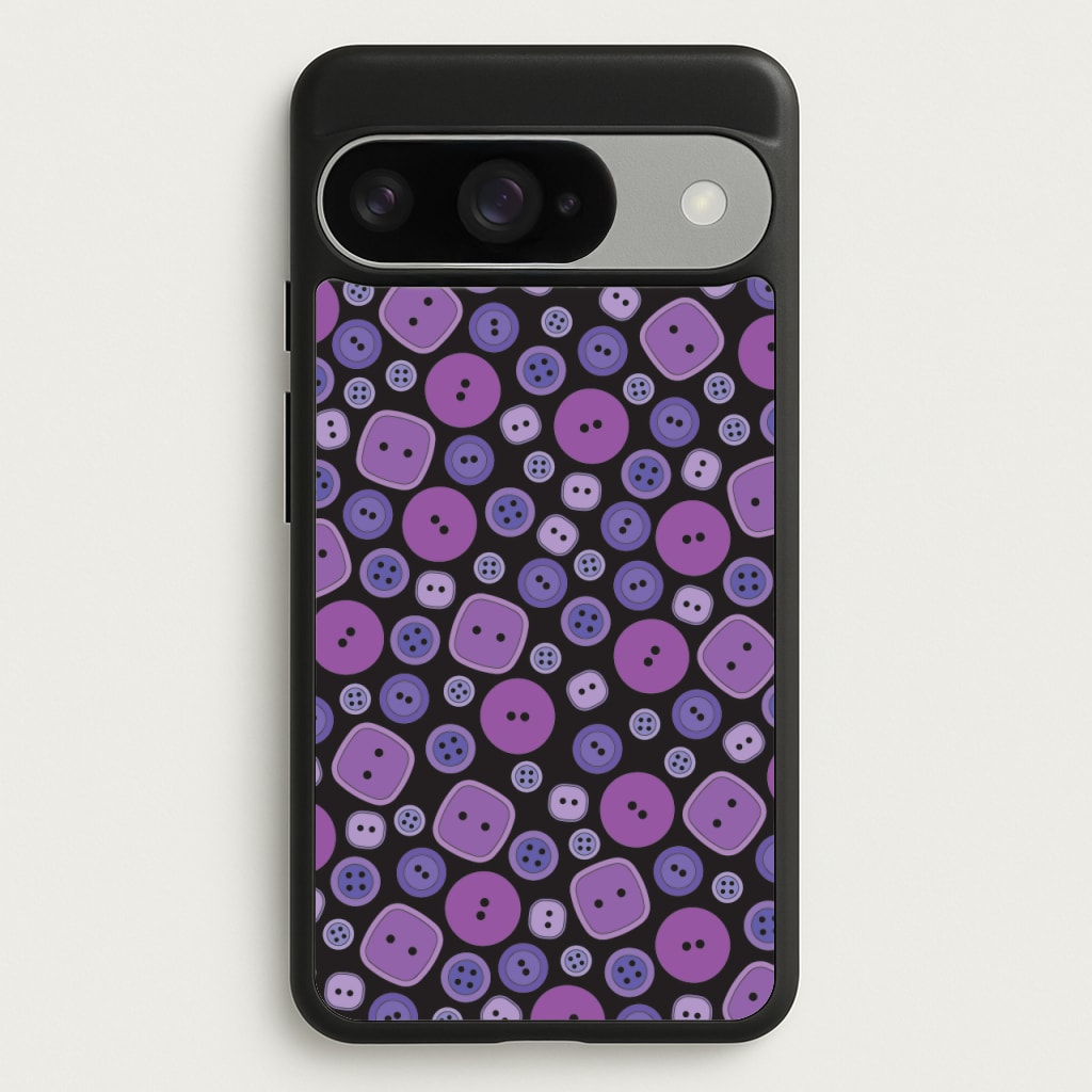 Button Pattern Phone Case for Google Pixel 10 / 10 Pro