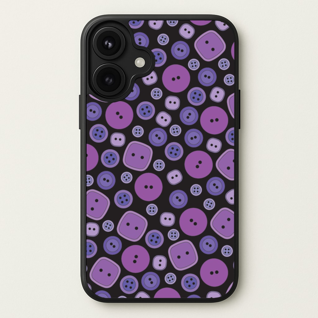 Button Pattern Phone Case for iPhone 17