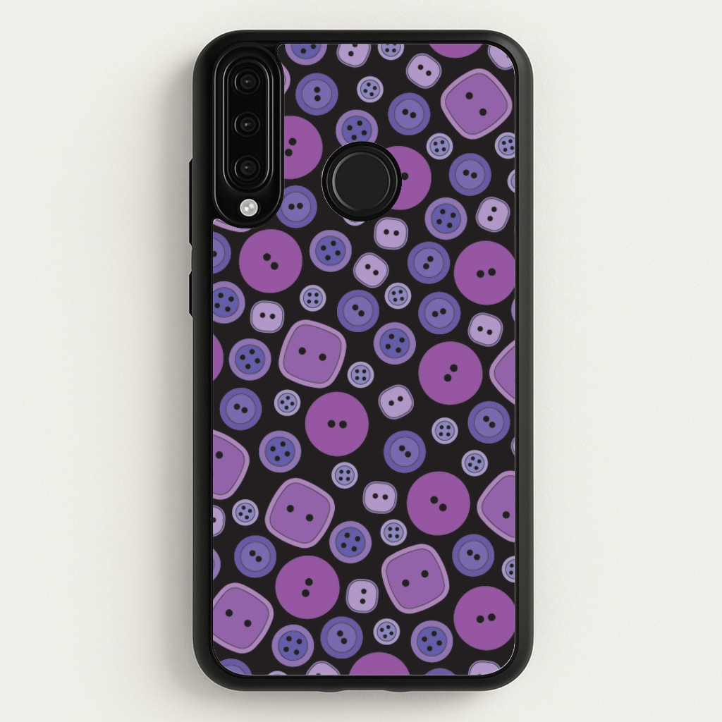 Button Pattern - Coraline Phone Case for Huawei P30 Lite