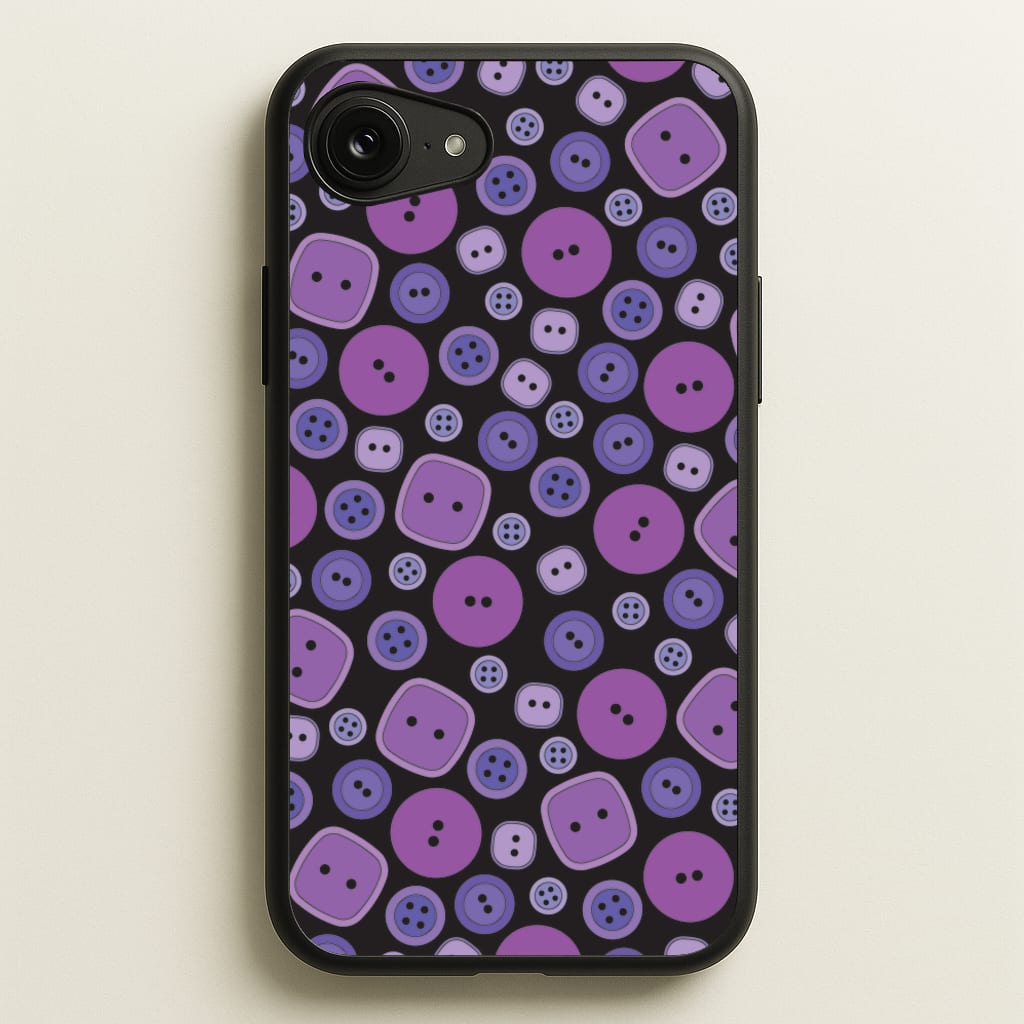 Button Pattern - Coraline Phone Case for iPhone 16e