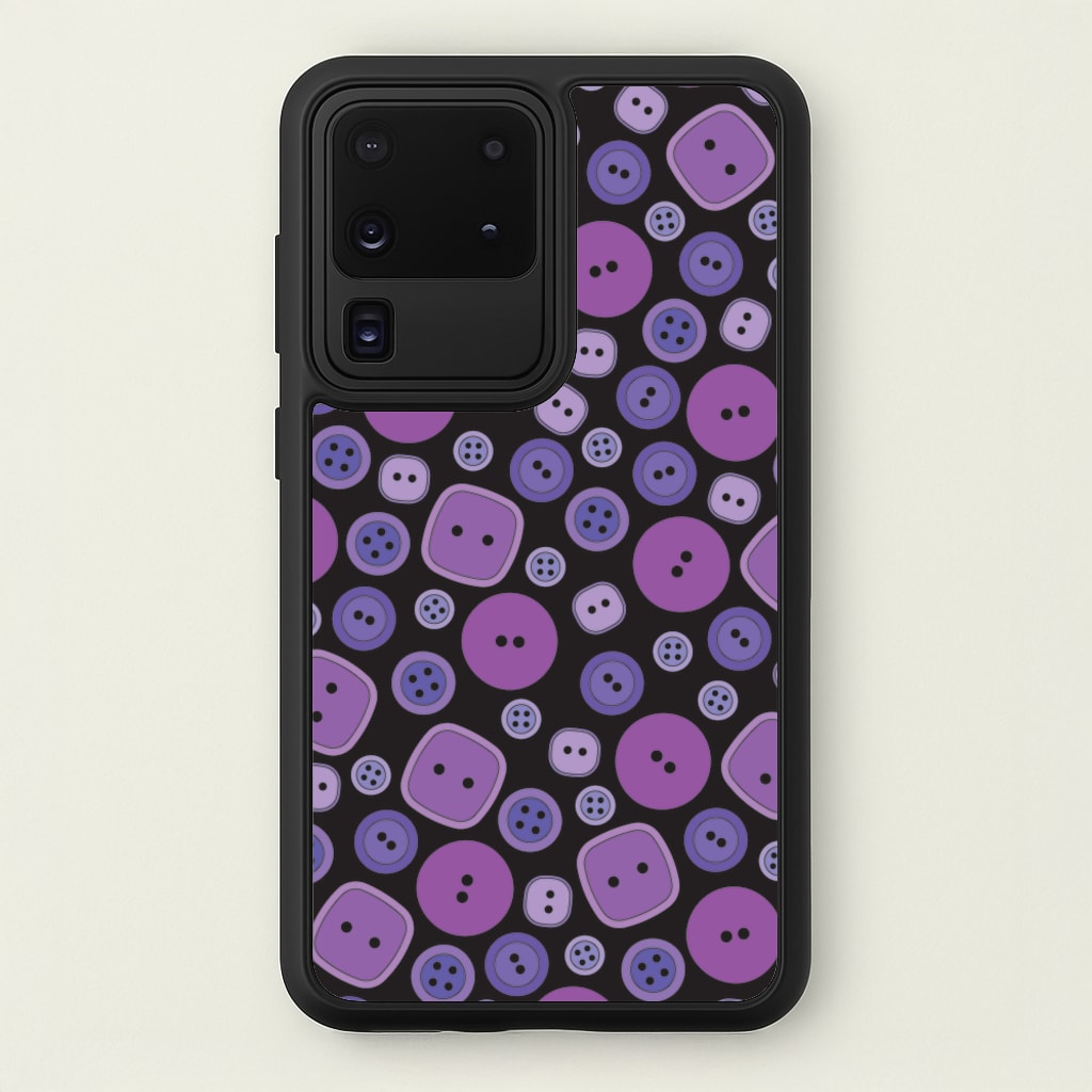 Button Pattern - Coraline Phone Case for Galaxy S20 Ultra