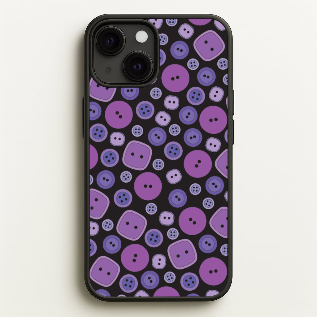 Button Pattern - Coraline Phone Case for iPhone 13