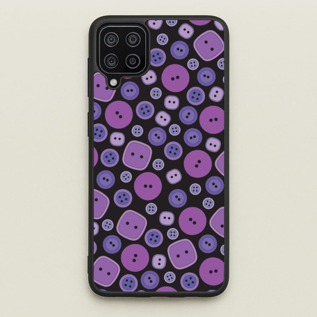 Button Pattern - Coraline Phone Case for Galaxy A12