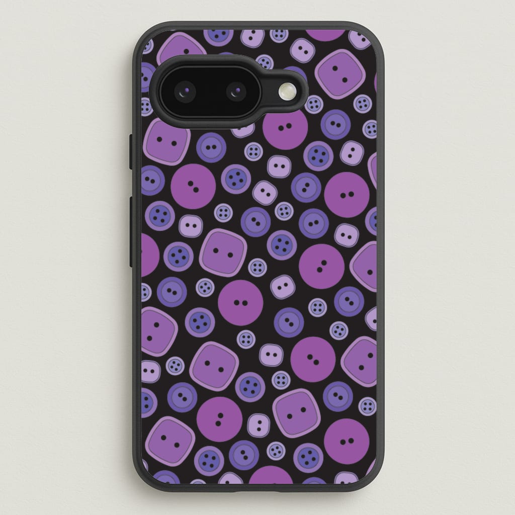 Button Pattern - Coraline Phone Case for Google Pixel 9a
