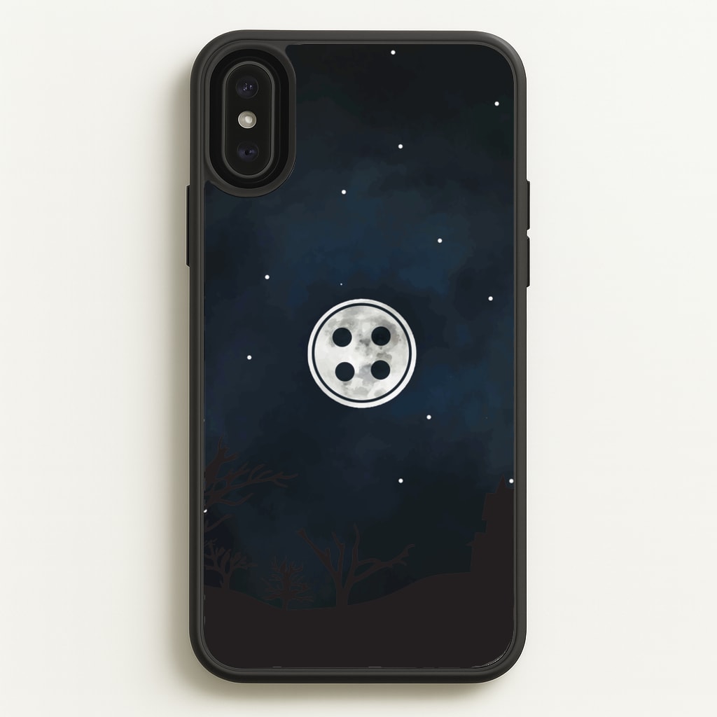 Button - Coraline Phone Case for iPhone XS Max